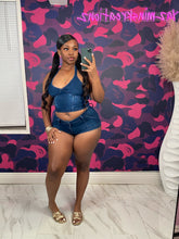 Downtown cowgirl denim set