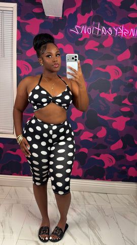 Pretty in polka dot set