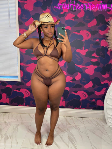 Mocha chaos bikini