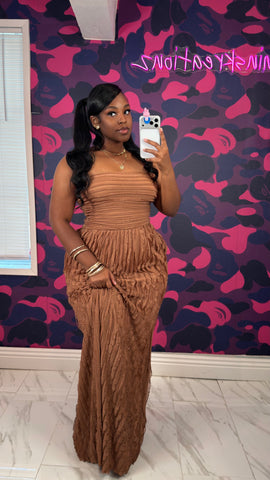 Mocha muse dress