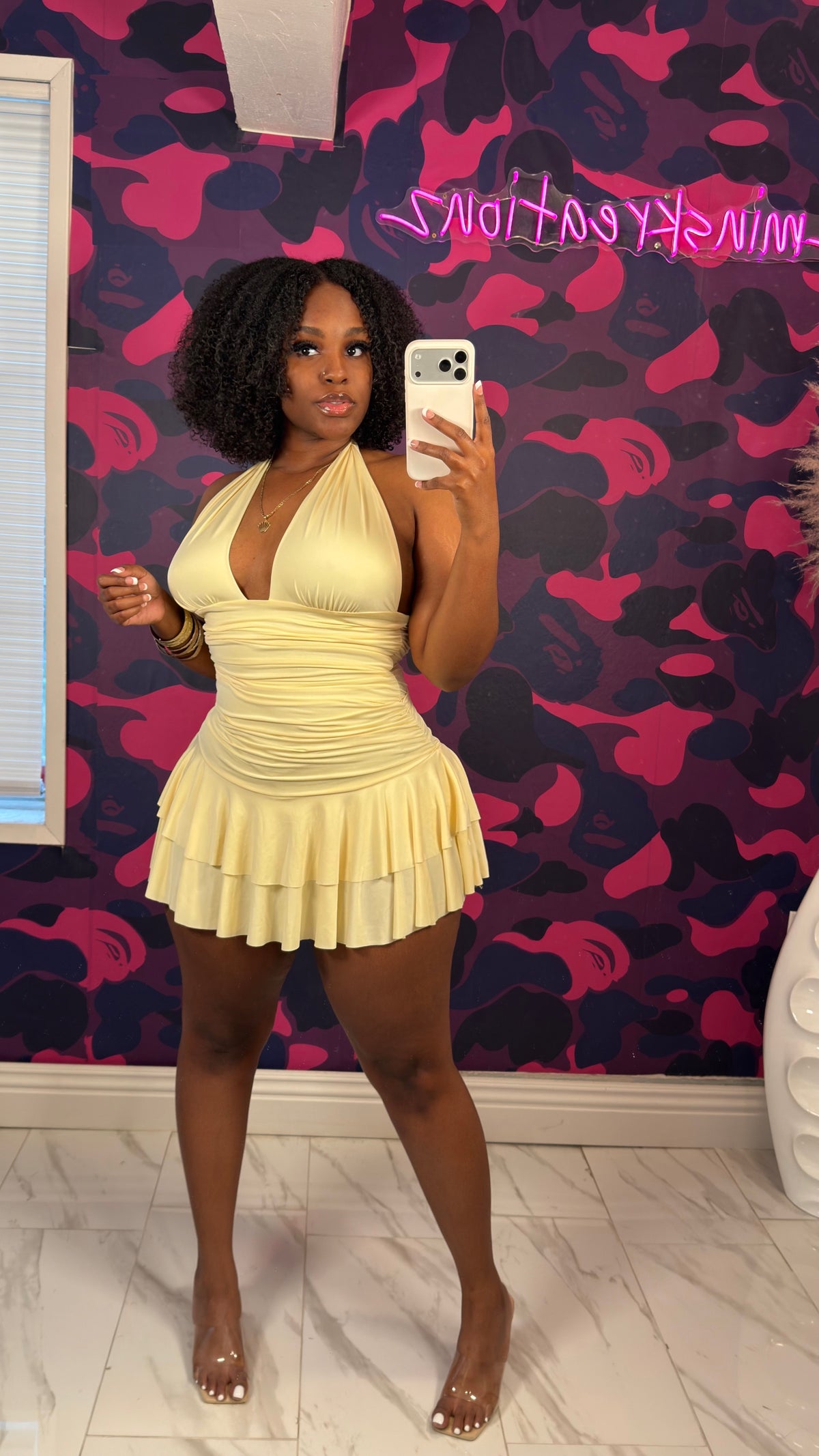 Lemon drop dress