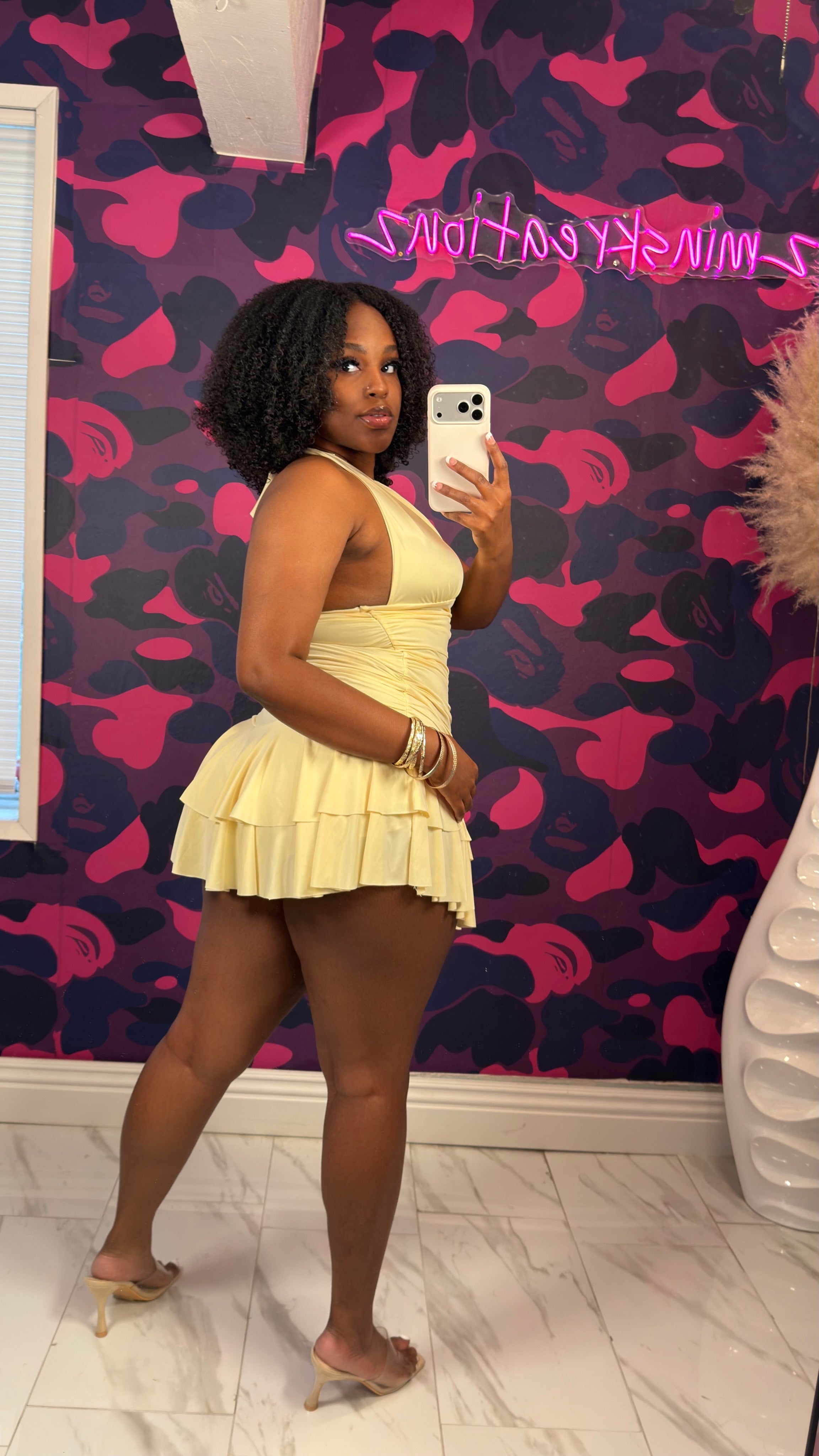 Lemon drop dress