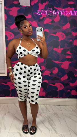 Pretty in polka dot set