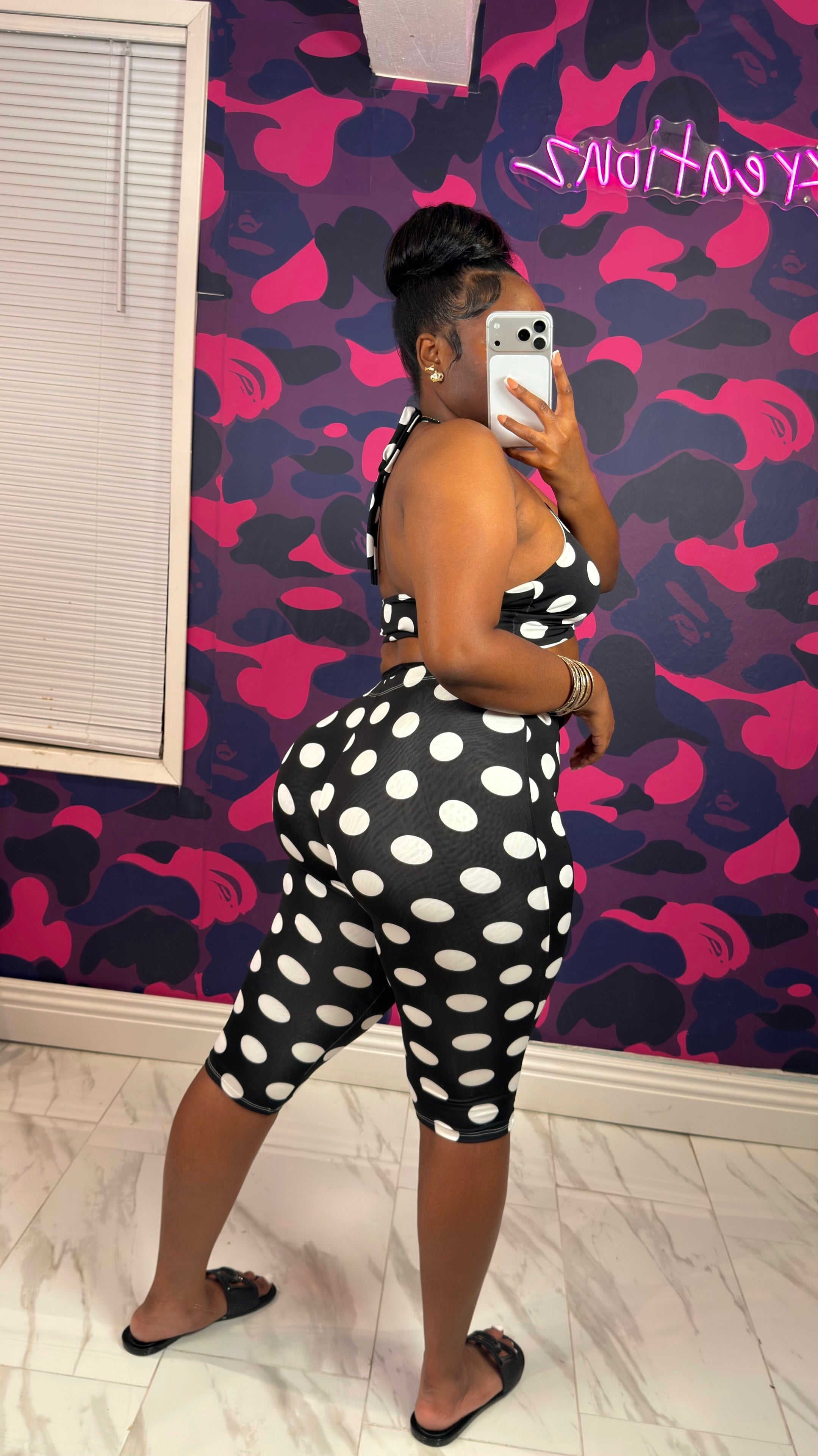 Pretty in polka dot set