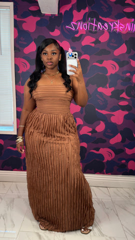 Mocha muse dress