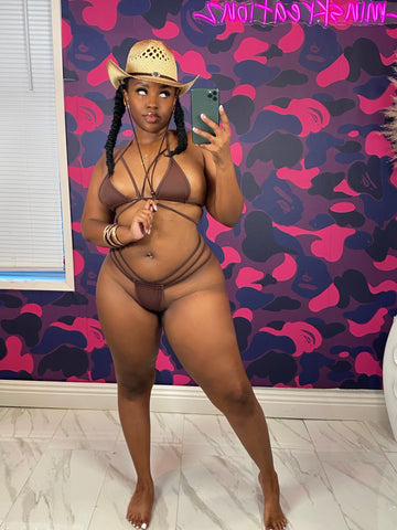 Mocha chaos bikini