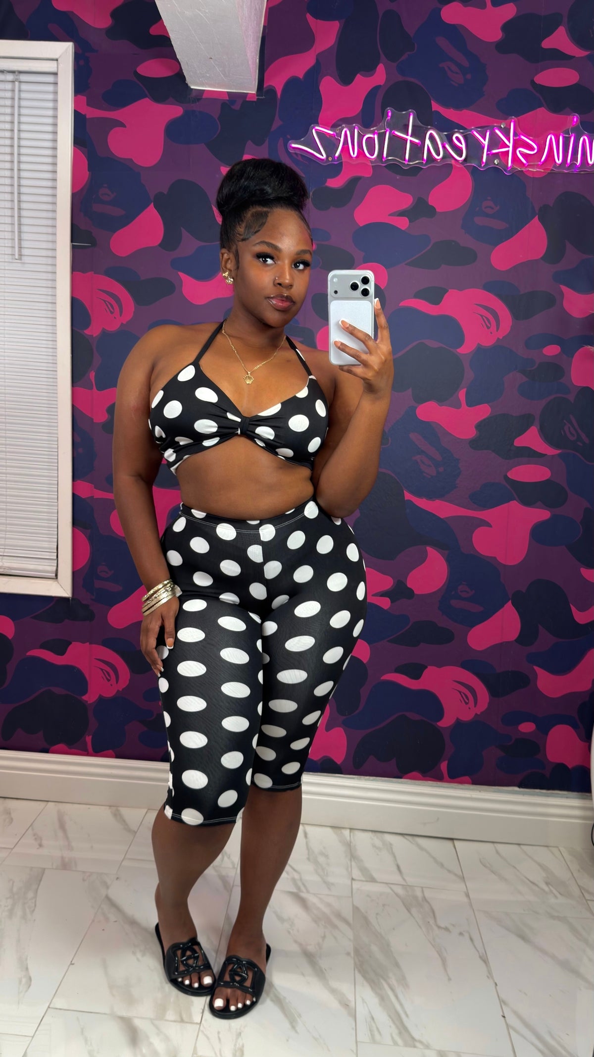 Pretty in polka dot set