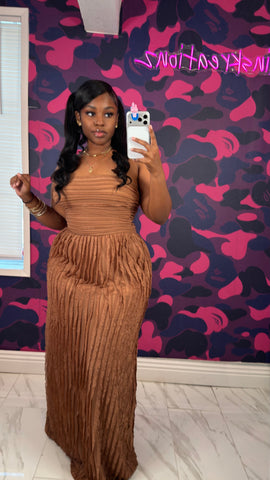 Mocha muse dress