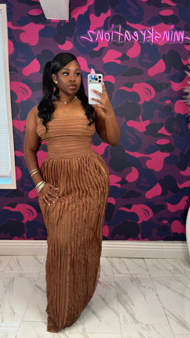 Mocha muse dress