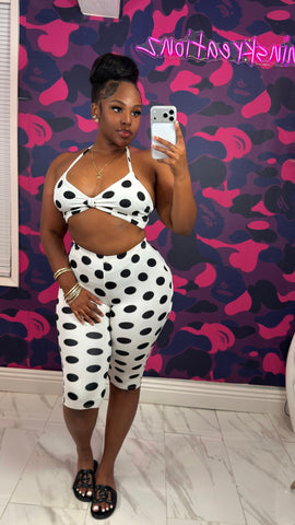 Pretty in polka dot set