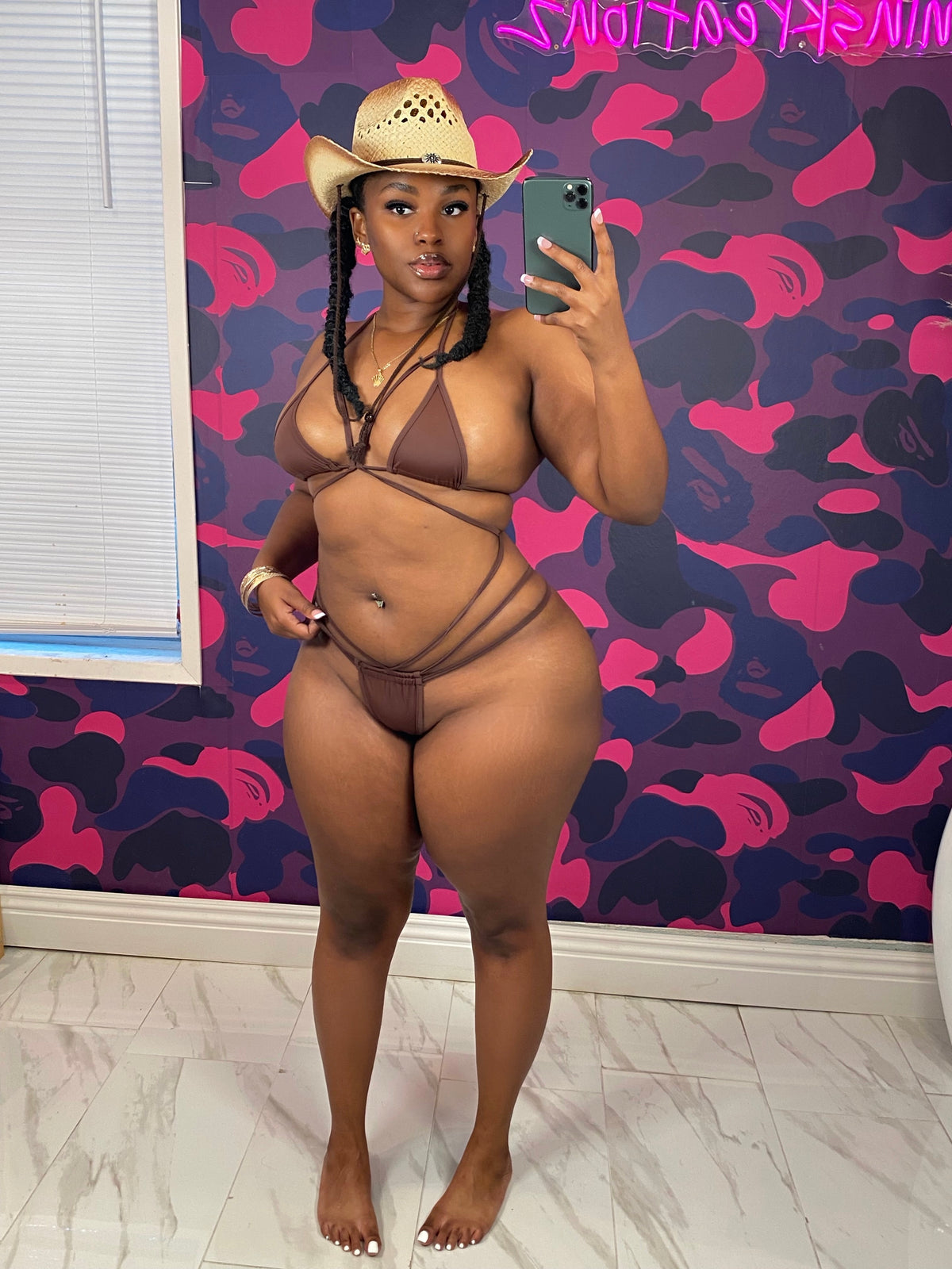 Mocha chaos bikini
