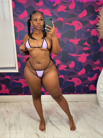 Lilac warning bikini